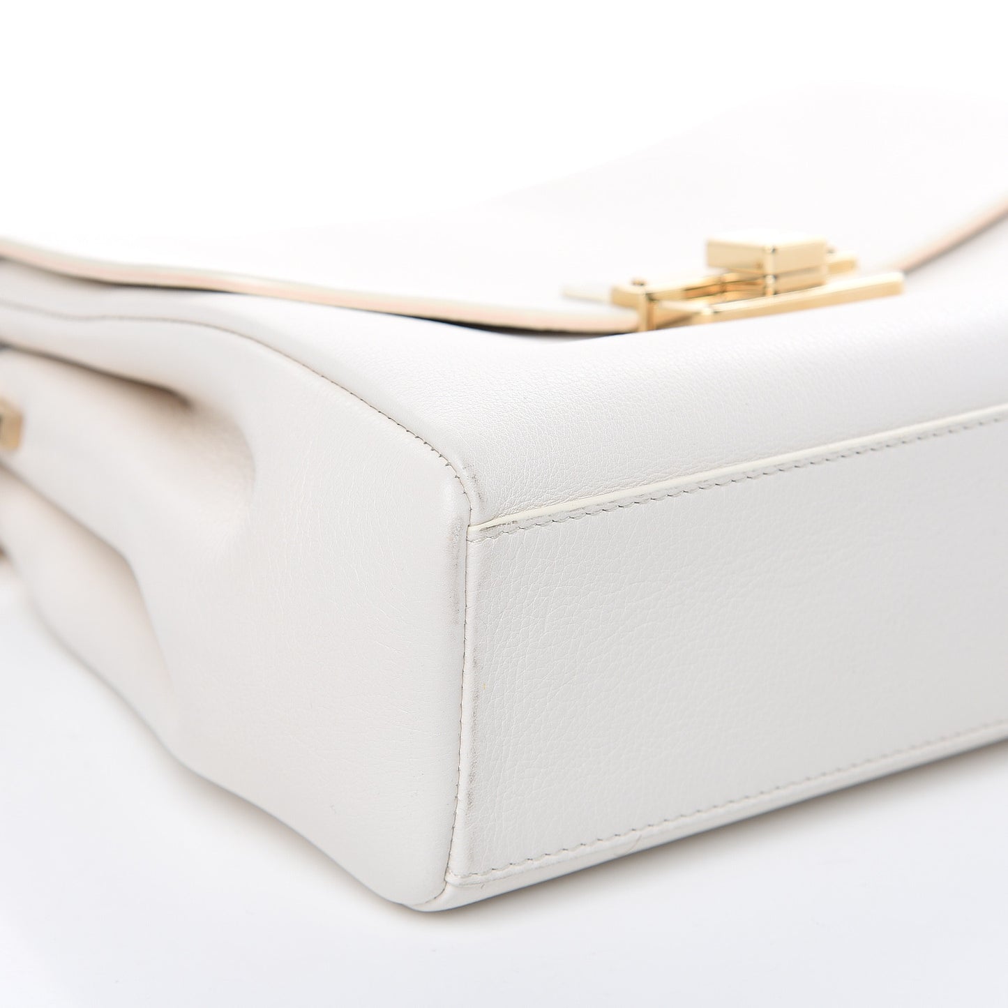 Calfskin Small Diorling White