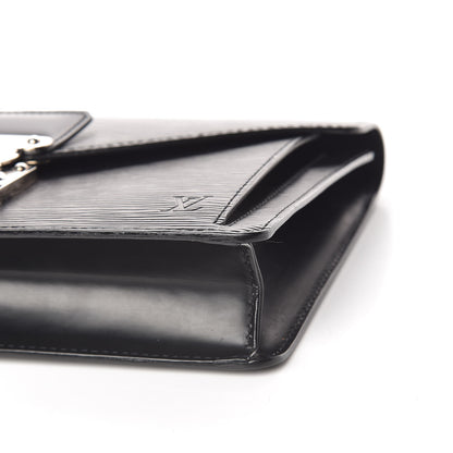 Louis Vuitton Epi Pochette Sellier Dragonne Clutch Black 9 of 9