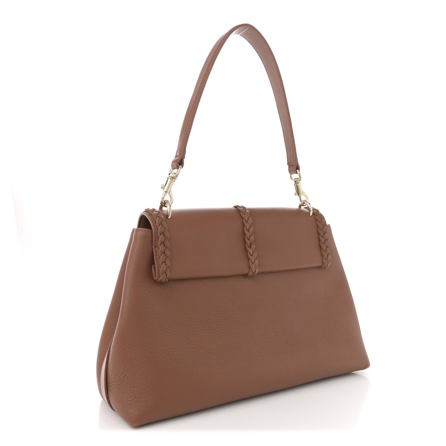 Chloe Grained Calfskin Medium Penelope Shoulder Bag Caramel 2 of 9