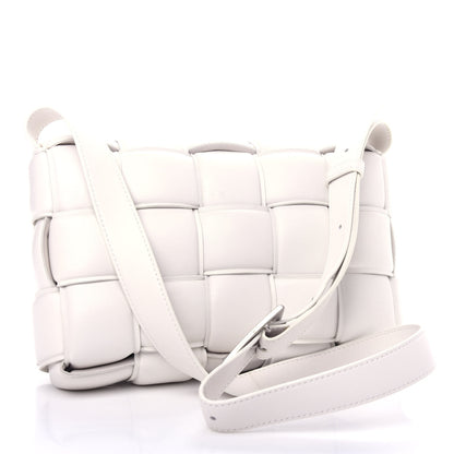 Bottega Veneta Nappa Maxi Intreccio Padded Cassette Crossbody Bag White 3 of 9