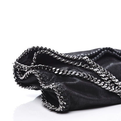 Stella McCartney Shaggy Deer Falabella Fold Over Tote Black 5 of 9
