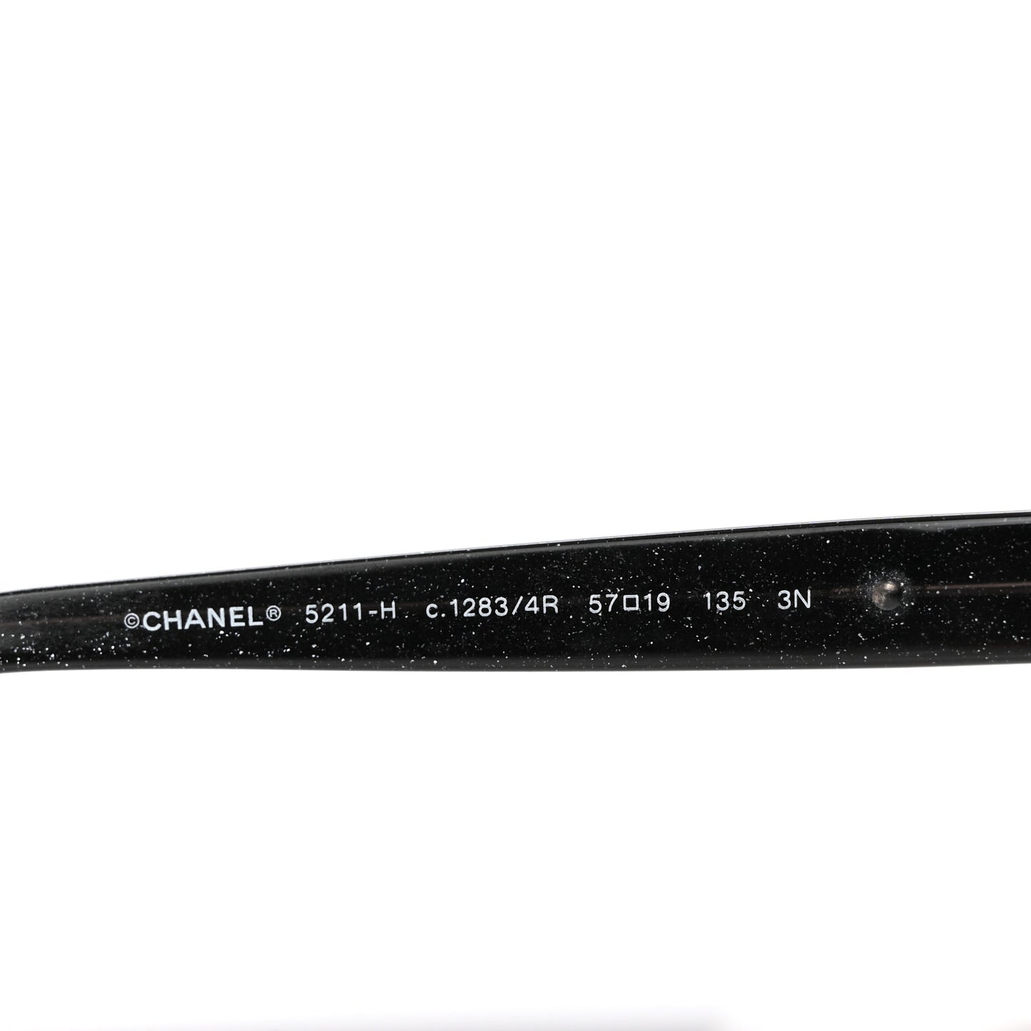 Glitter Acetate CC Pearl Sunglasses 5211-H Black