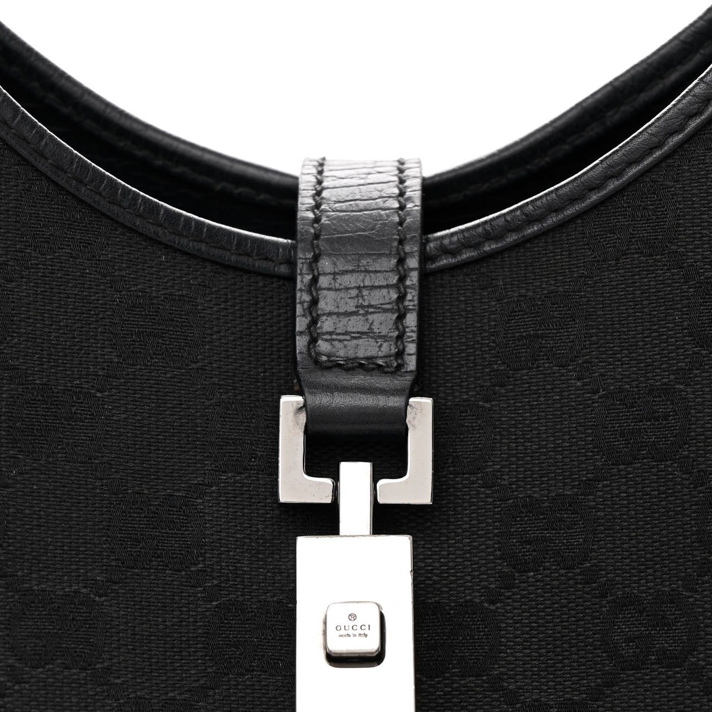 Monogram Jackie Shoulder Bag Black