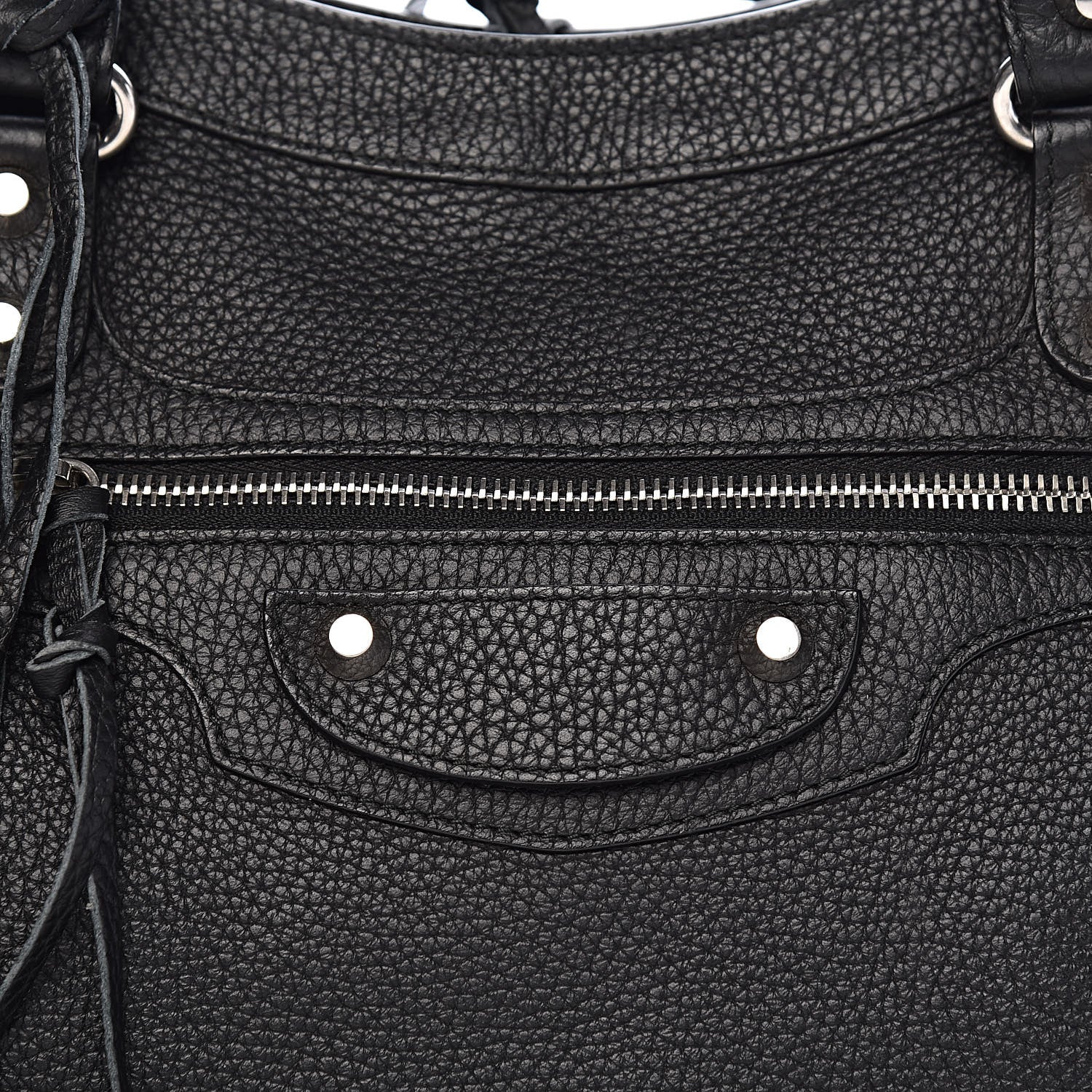 Balenciaga Vibrato Calfskin Classic Silver Hardware City Black 10 of 10