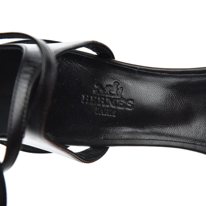 Hermes Calfskin Pumps 36 Black 6 of 19