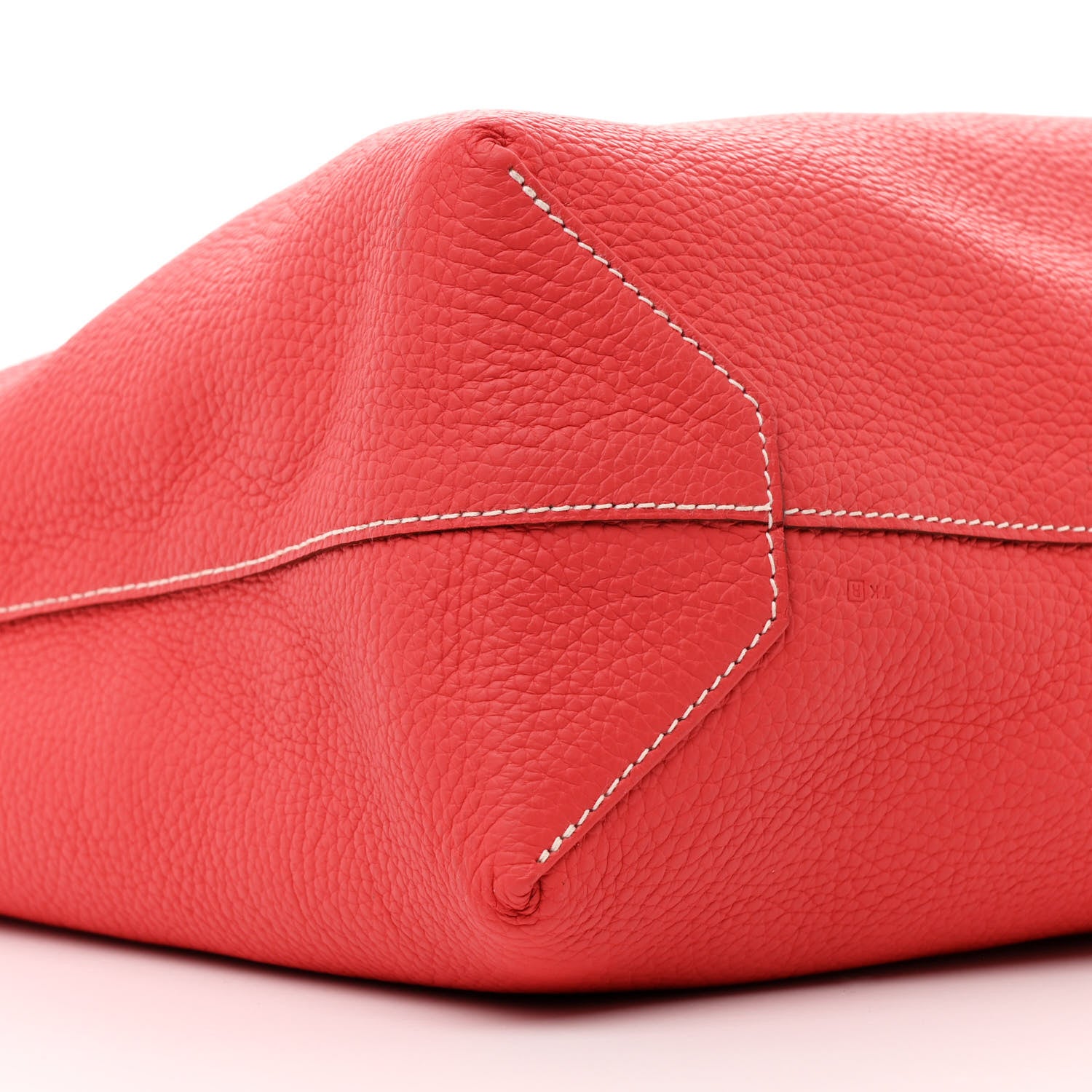 Hermes Taurillon Clemence Double Sens 45 Reversible Tote  Rubis Rose Jaipur 15 of 18