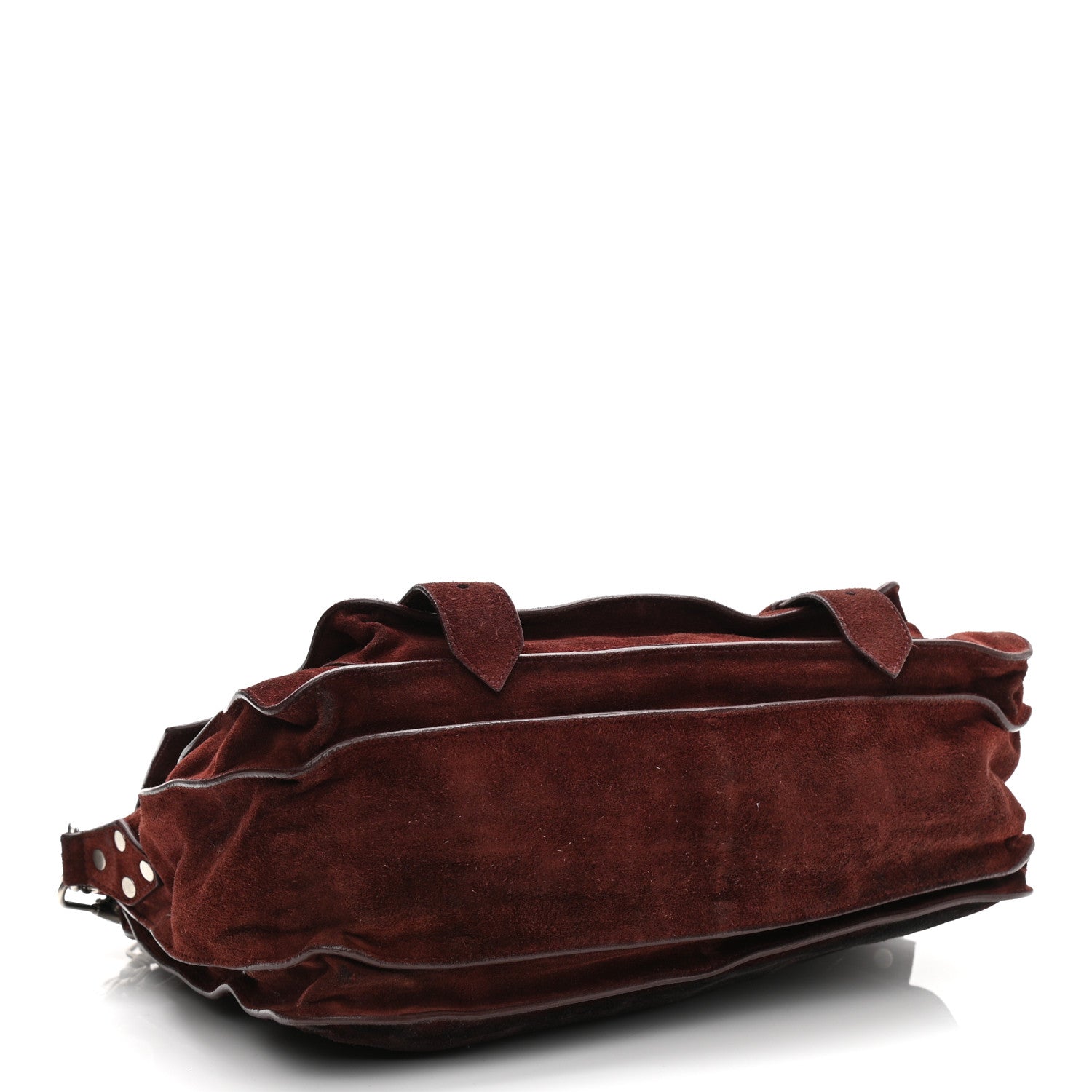 Proenza Schouler Suede Medium PS1 Satchel Oxblood 4 of 14