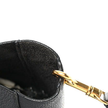 Celine Soft Grained Calfskin Small Sangle Bucket Bag Navy 11 of 15