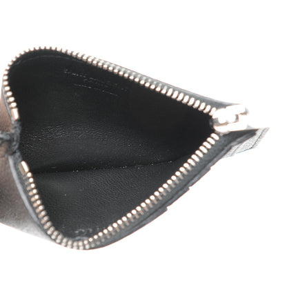 Saint Laurent Grained Calfskin 5 Fragments Zip Pouch Card Holder Black 5 of 8