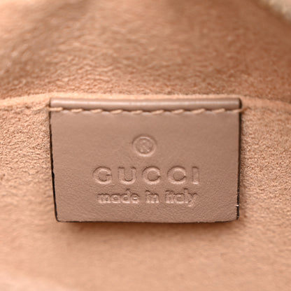 Gucci Calfskin Matelasse Small GG Marmont Chain Shoulder Bag Porcelain Rose 6 of 13