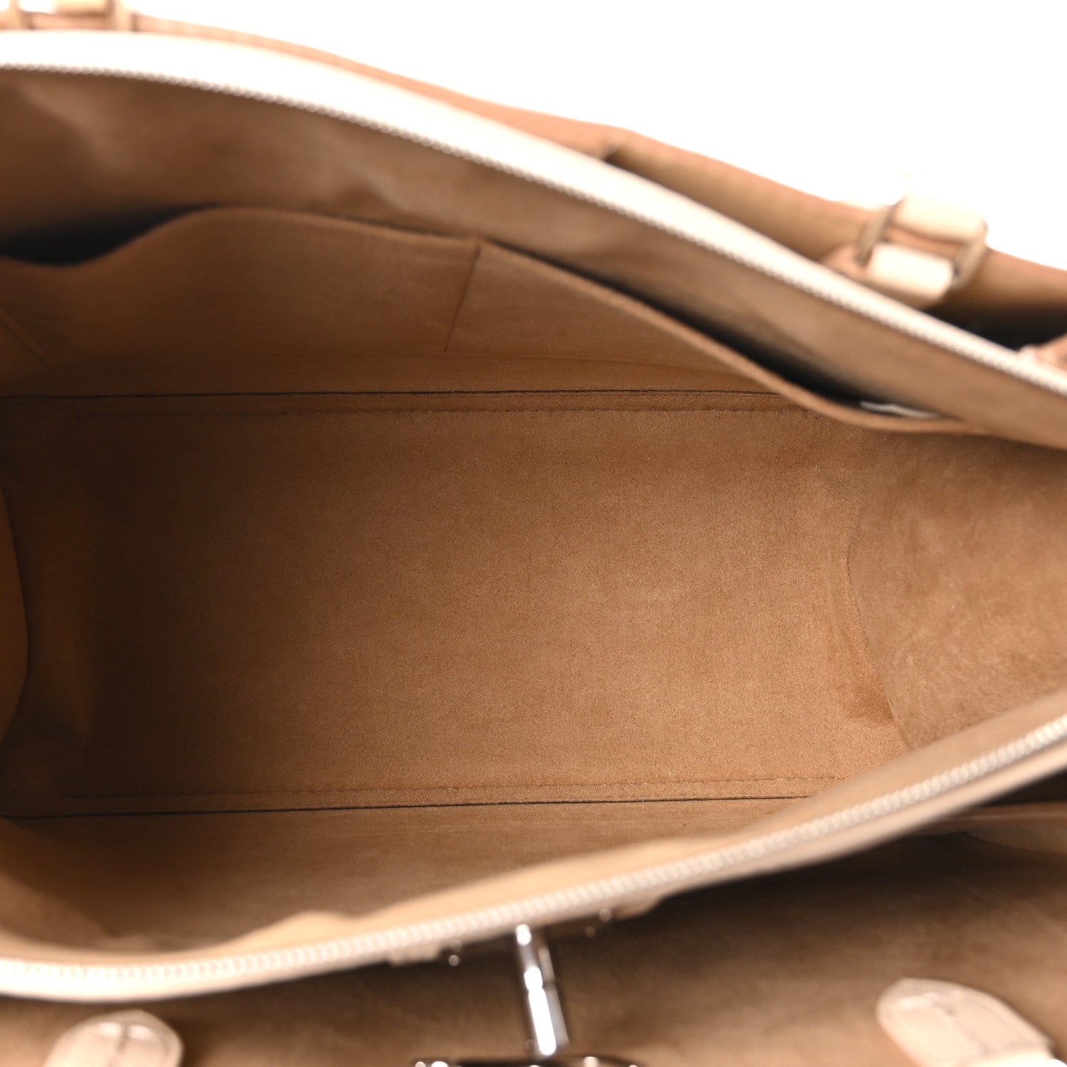 Louis Vuitton Calfskin Lockmeto Cream Beige 5 of 9