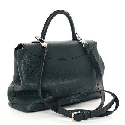 Moynat Taurillon Blush Calfskin Gabby MM Peacock 3 of 11