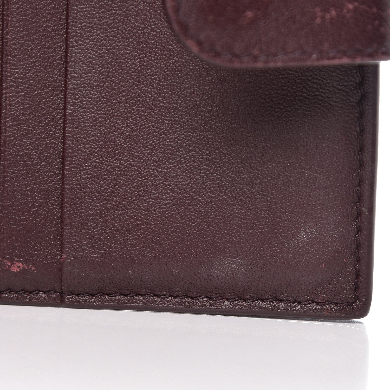 Bottega Veneta Nappa Intrecciato Mini Wallet Dark Barolo 10 of 11