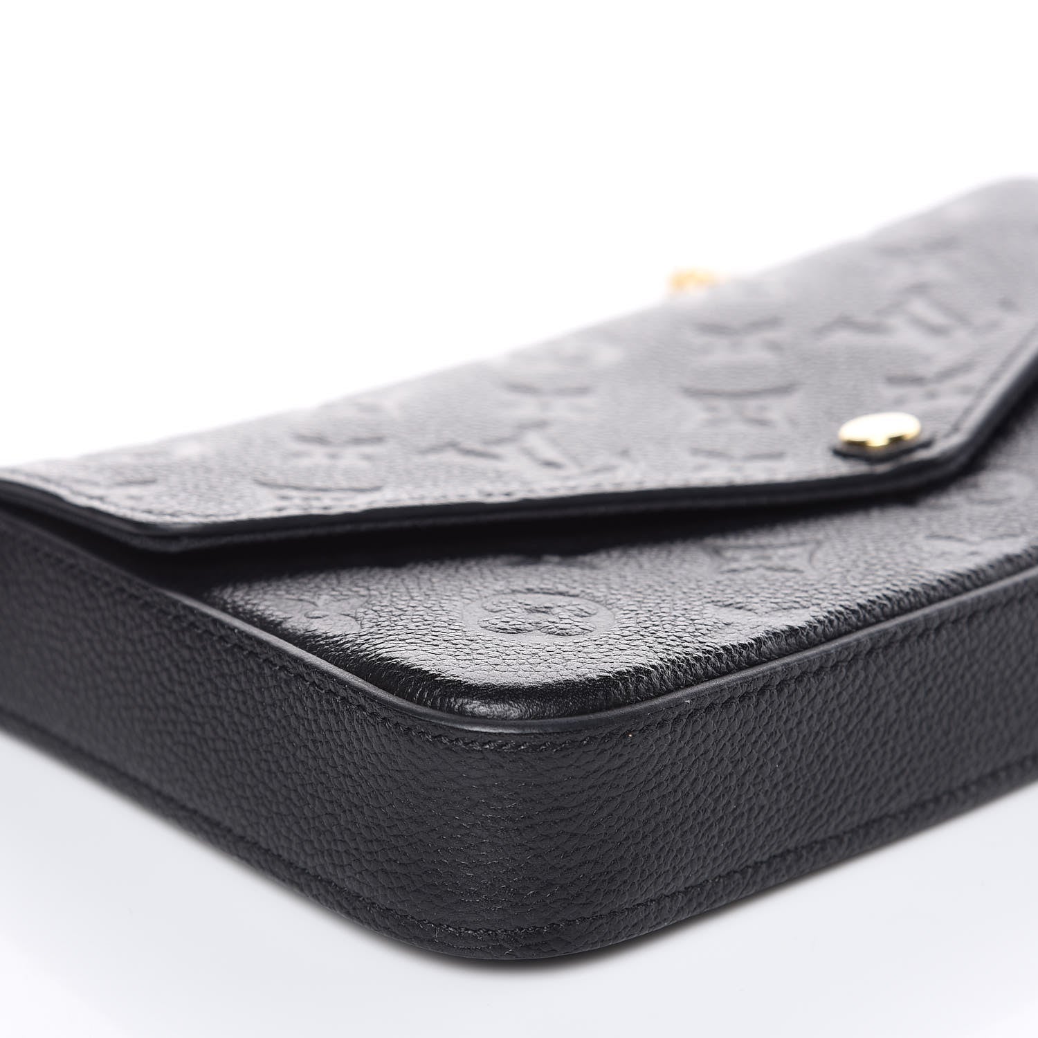 Louis Vuitton Empreinte Pochette Felicie Chain Wallet Black 9 of 12