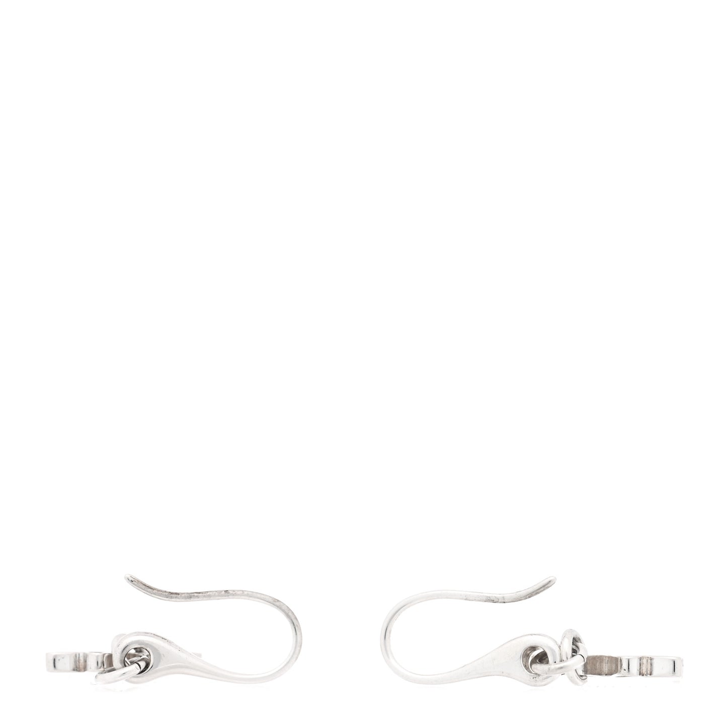 Sterling Silver Trademark Butterfly Drop Earrings