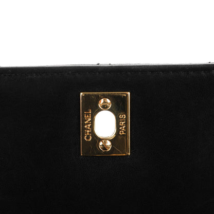 Chanel Lambskin Quilted Medium Kelly Flap Bag Black 7 of 10