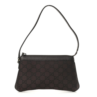 Gucci Nylon Monogram Pochette Brown 1 of 9