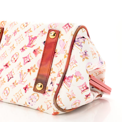 Louis Vuitton Watercolor Aquarelle Frame Speedy White 9 of 10