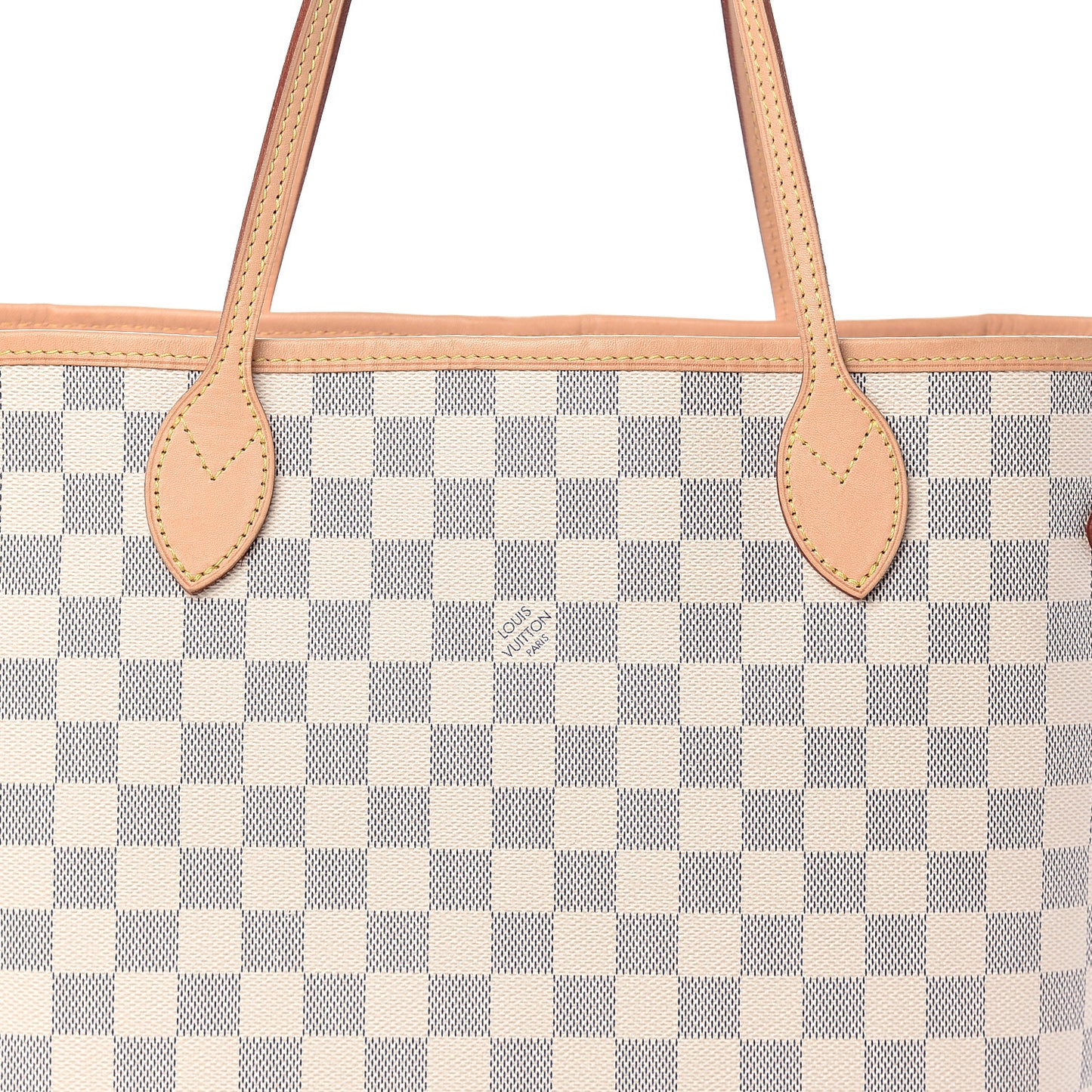 Damier Azur Neo Neverfull MM Rose Ballerine