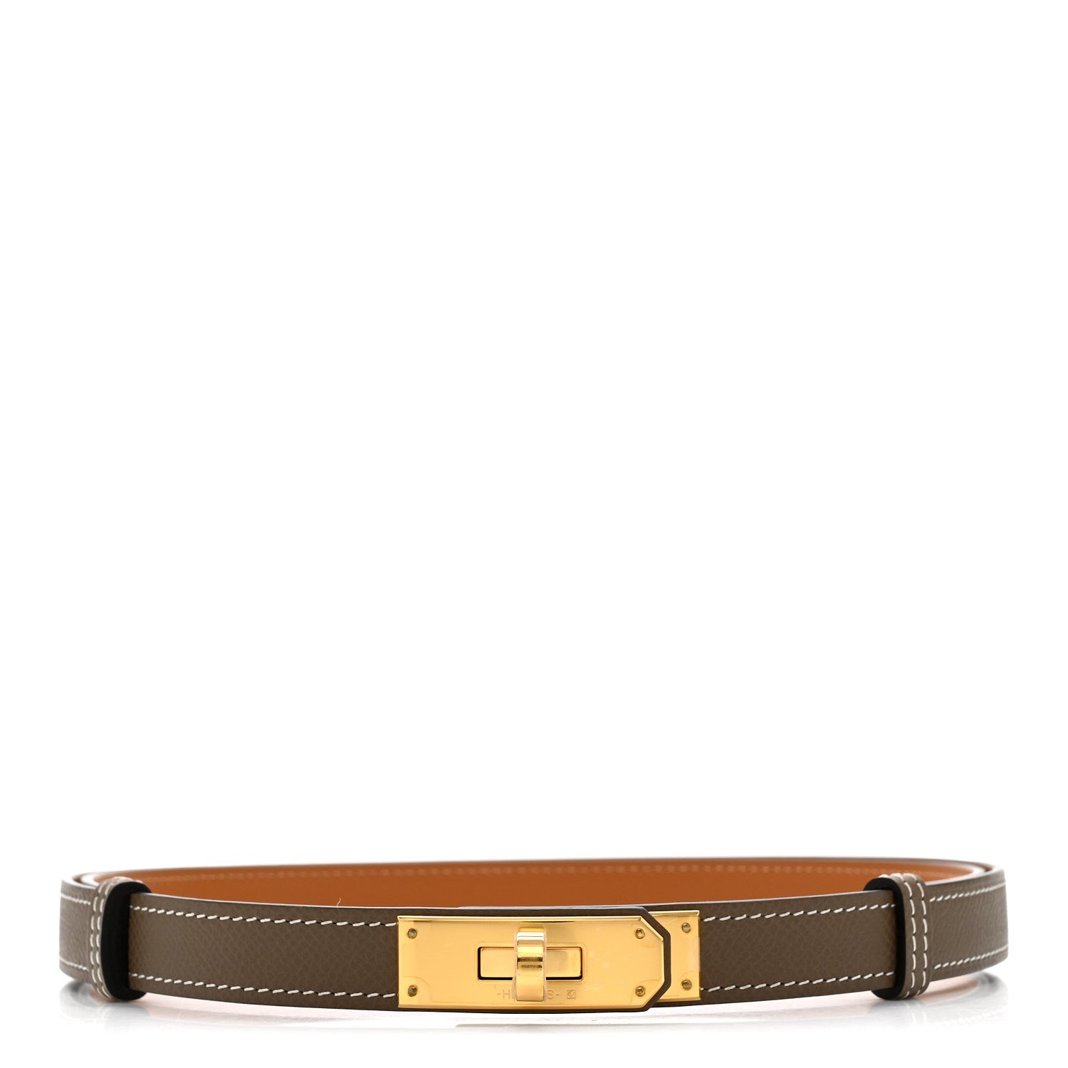 Hermes Epsom Kelly Belt Etoupe 1 of 4