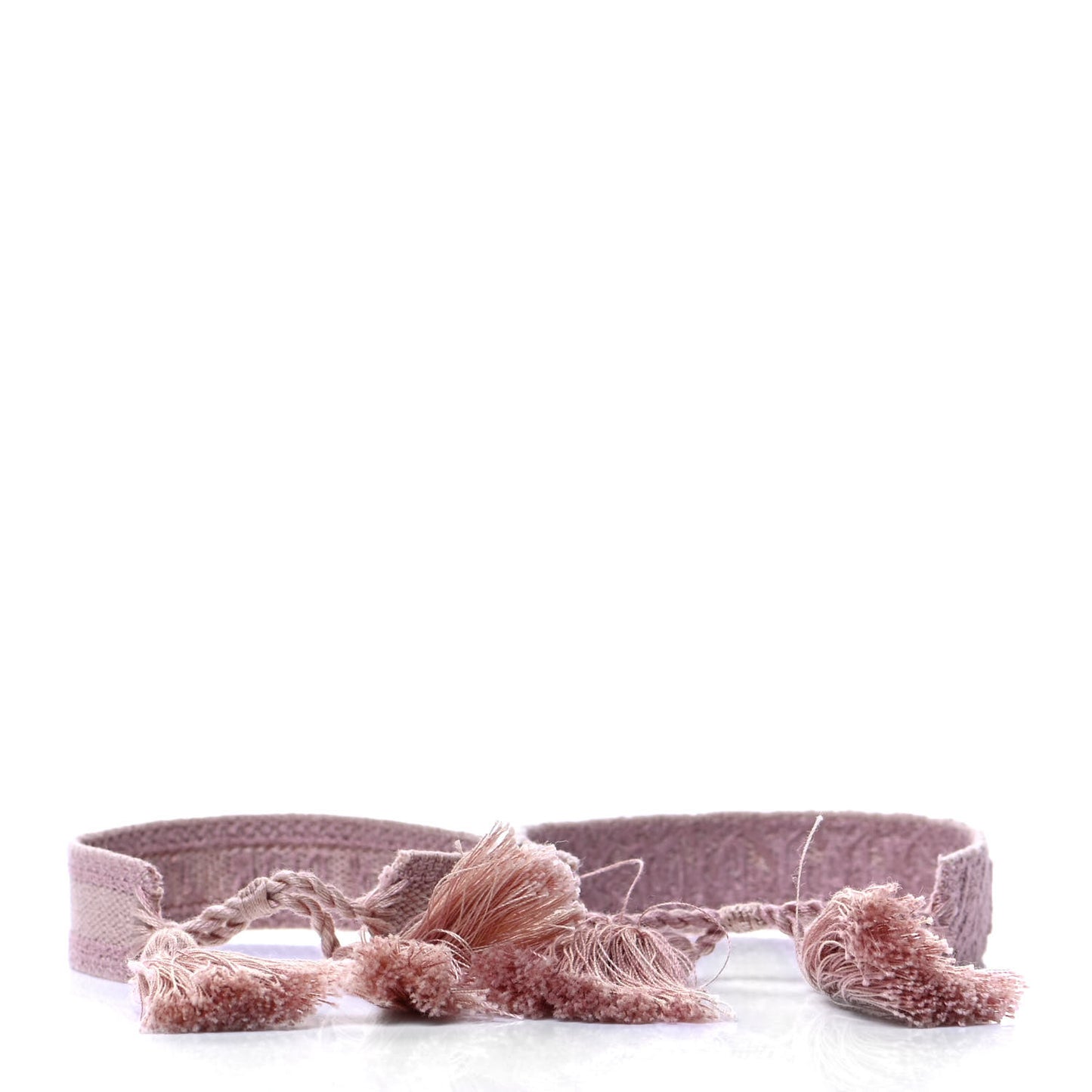 Woven Cotton J'Adior Friendship Bracelet Set Pink