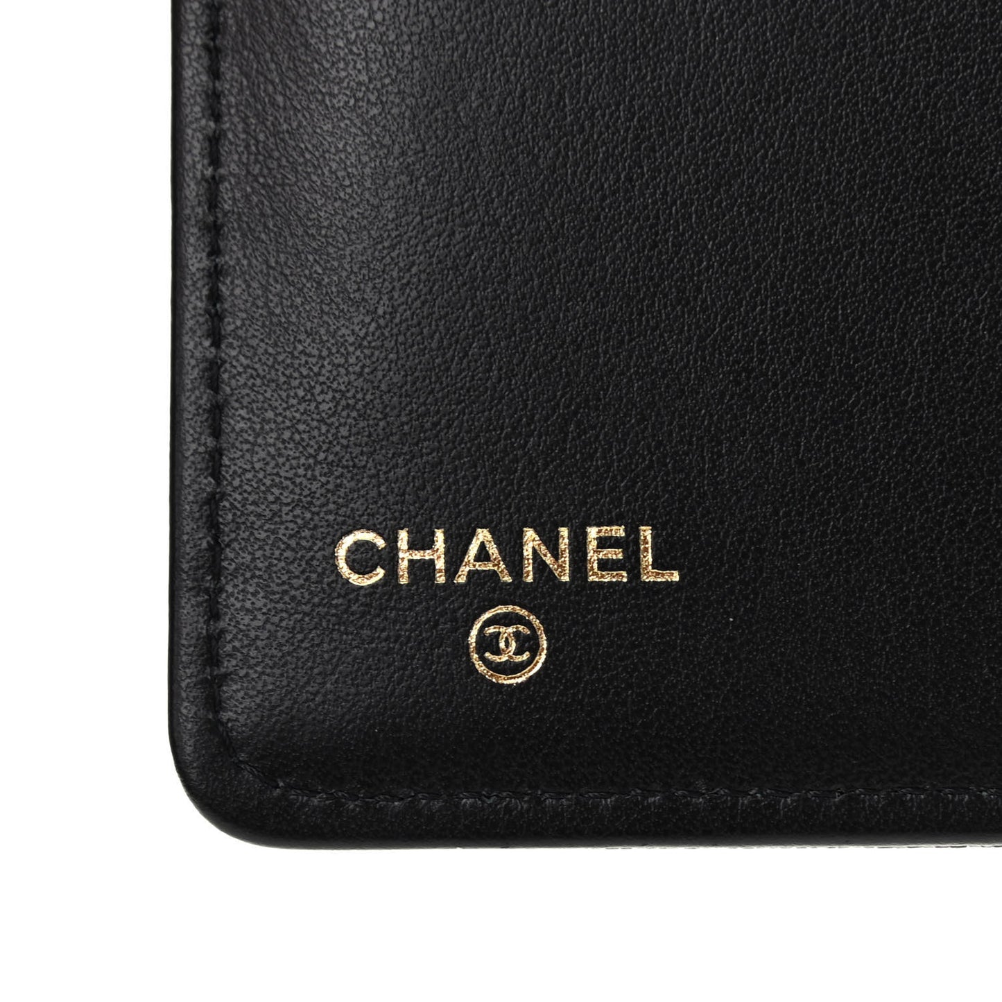 Caviar Quilted Boy Yen Wallet Black