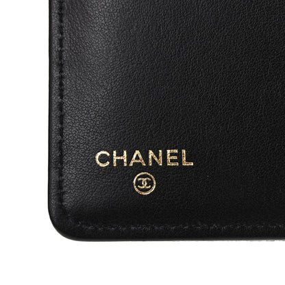 Chanel Caviar Quilted Boy Yen Wallet Black 6 of 8