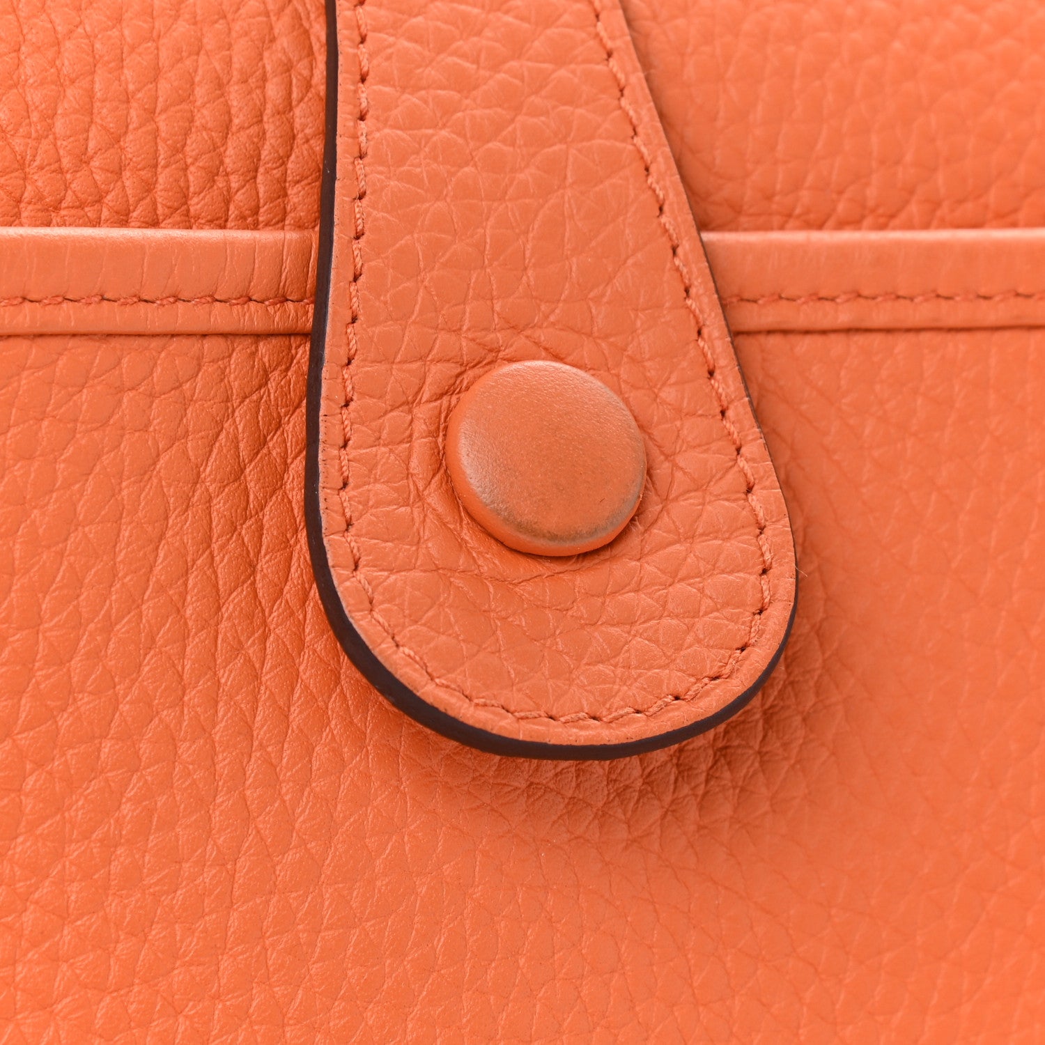 Hermes Taurillon Clemence Evelyne III GM Orange 7 of 11