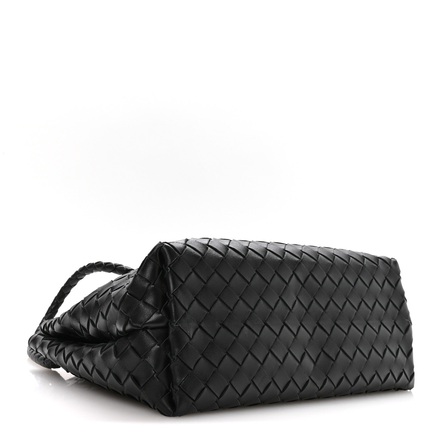 Bottega Veneta Nappa Intrecciato Medium Andiamo Shoulder Bag Black 4 of 9
