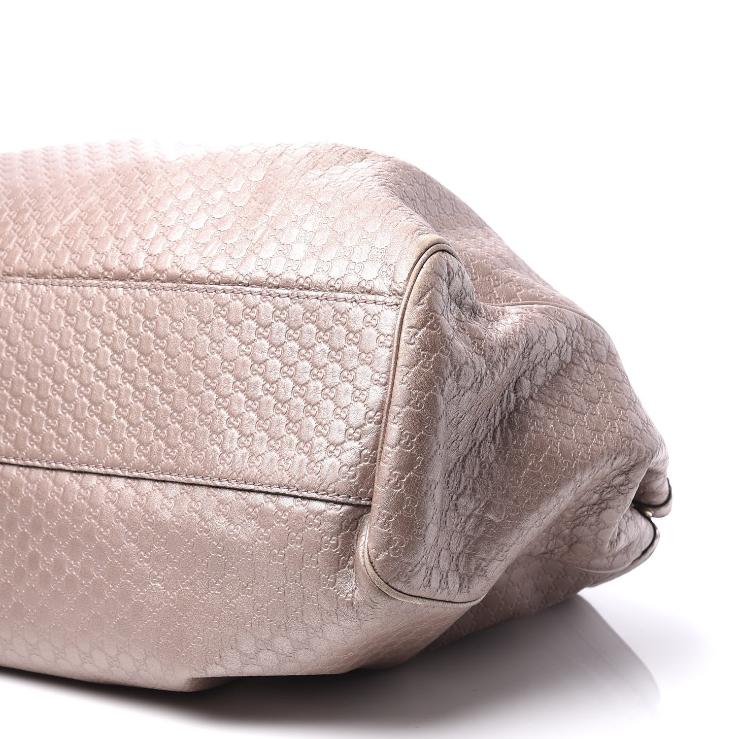 Gucci Metallic Microguccissima Large Sukey Tote Light Pink 10 of 13