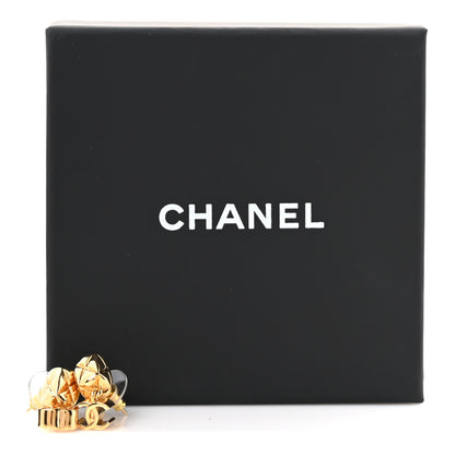 Chanel Metal CC Drop Earrings Gold 5 of 5