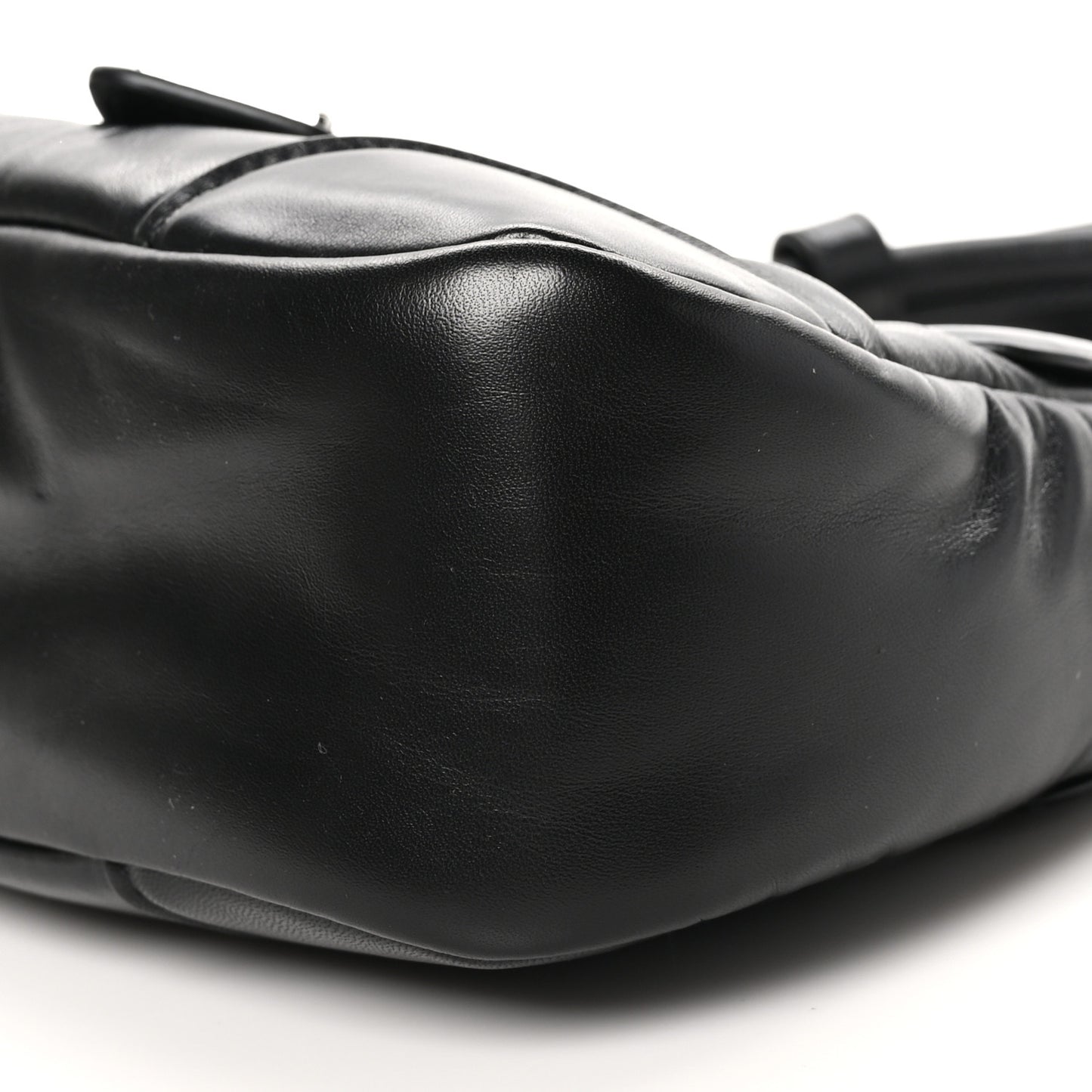 Nappa Soft Padded Re-Edition 2002 Moon Bag Black