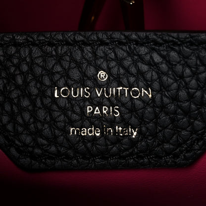 Louis Vuitton Taurillon Capucines BB Black 6 of 9