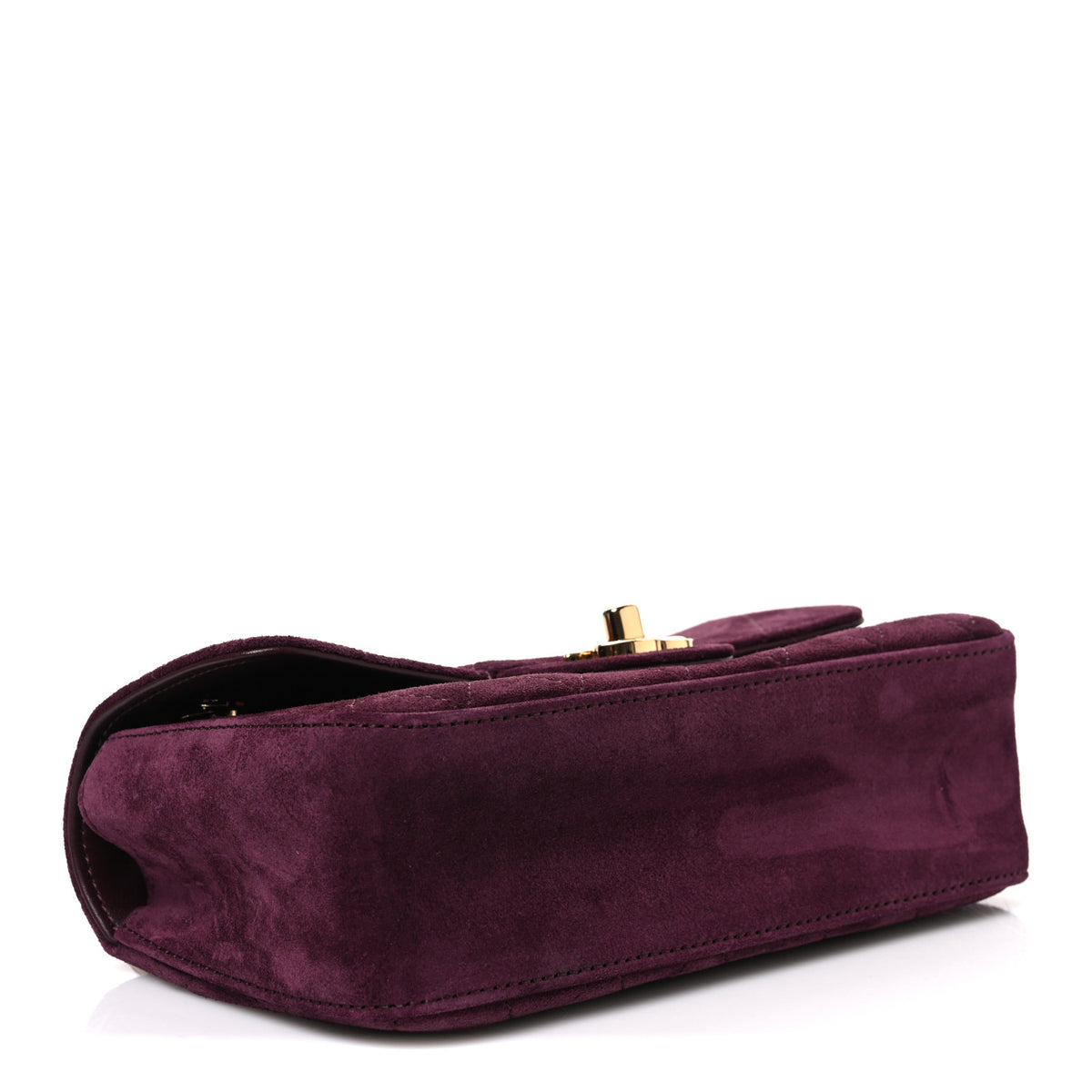 Chanel Suede Calfskin Mini Souplissimo Flap Burgundy 3 of 10
