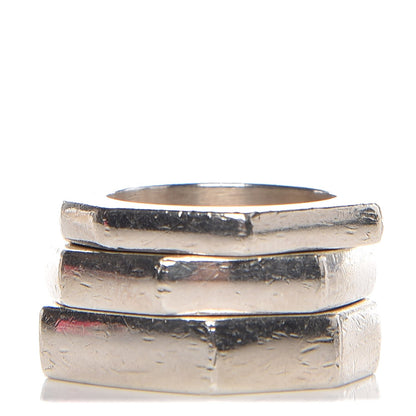 Gucci Sterling Silver Stackable Rings 52 6 1 of 7