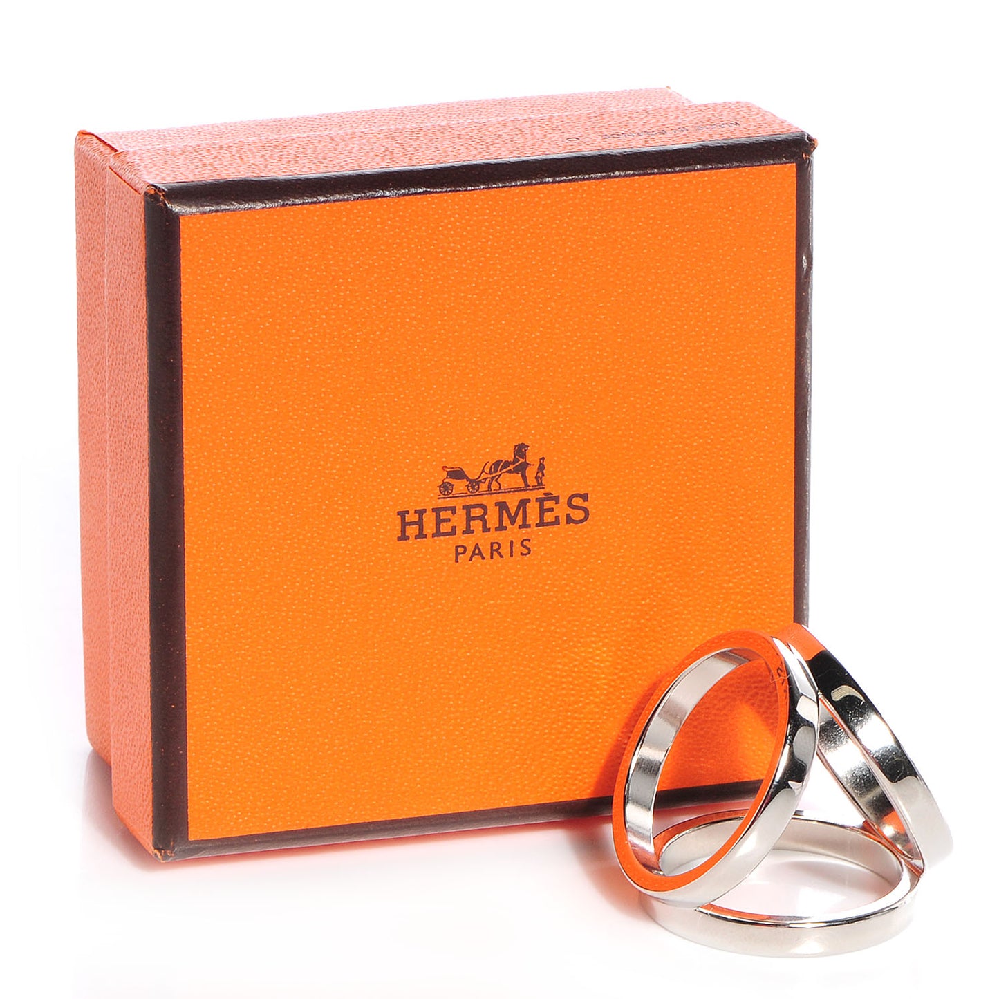 Palladium Trio Scarf Ring
