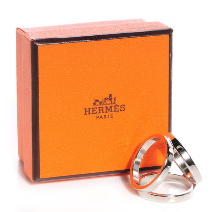 Hermes Palladium Trio Scarf Ring 6 of 6