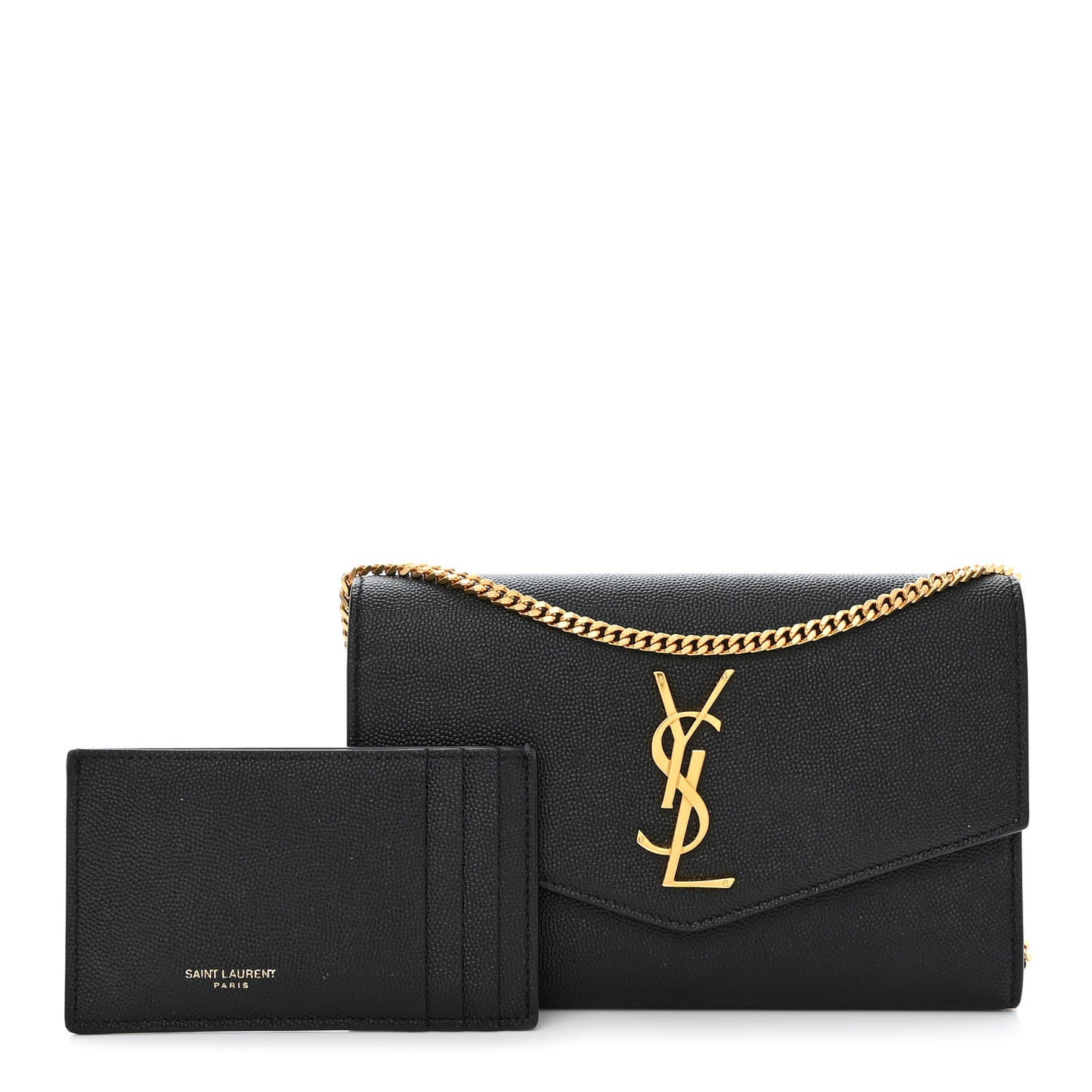 Grain de Poudre Uptown Chain Wallet Black