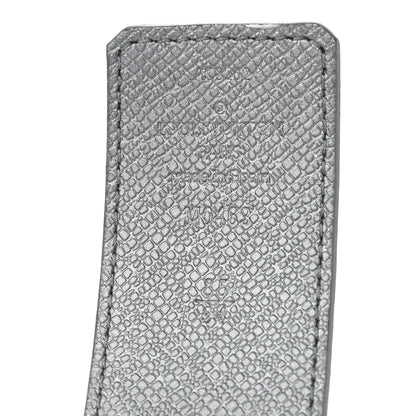 Louis Vuitton Monogram Reverse Taigarama 40mm LV Initiales Reversible Belt 85 34 Silver 3 of 5