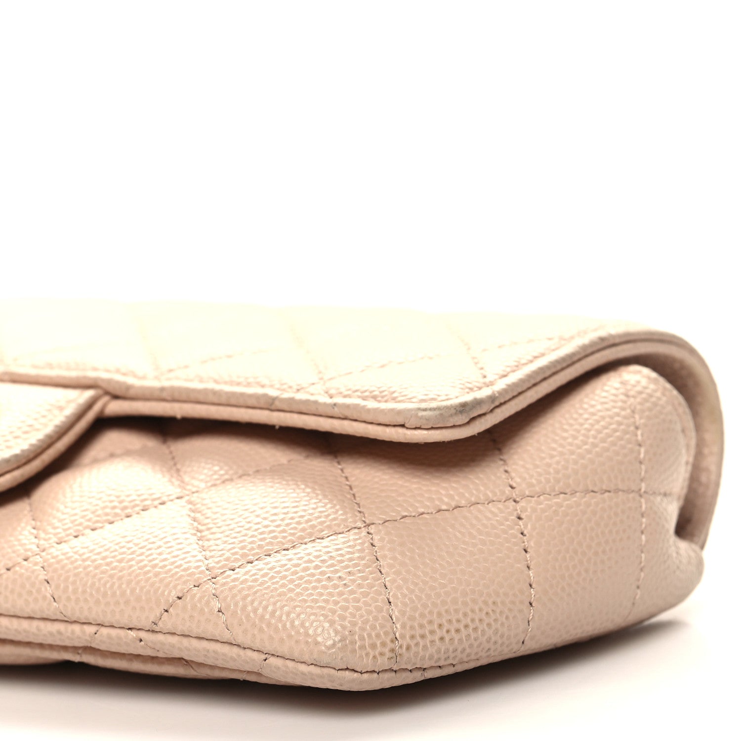 Chanel Caviar Quilted Glasses Case With Chain Beige 11 of 14