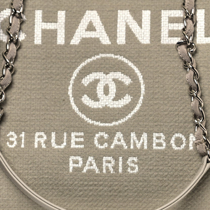 Chanel Mixed Fibers Medium Deauville Tote Grey 8 of 13
