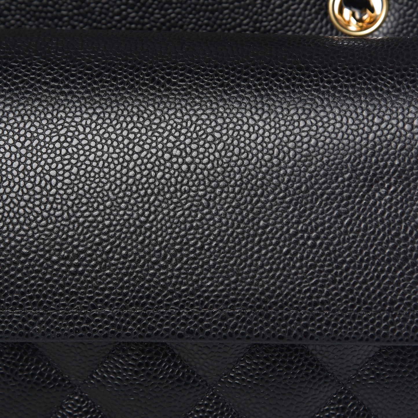 Caviar Quilted Maxi Double Flap Black