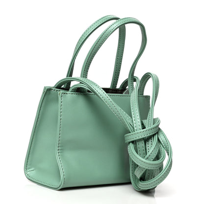 Telfar Vegan Leather Small Shopping Bag Sage 3 of 10