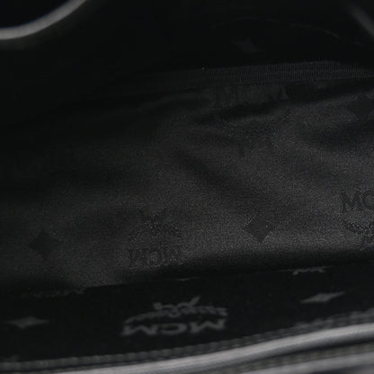 MCM Metallic Visetos Small Stark Backpack Gold 5 of 10