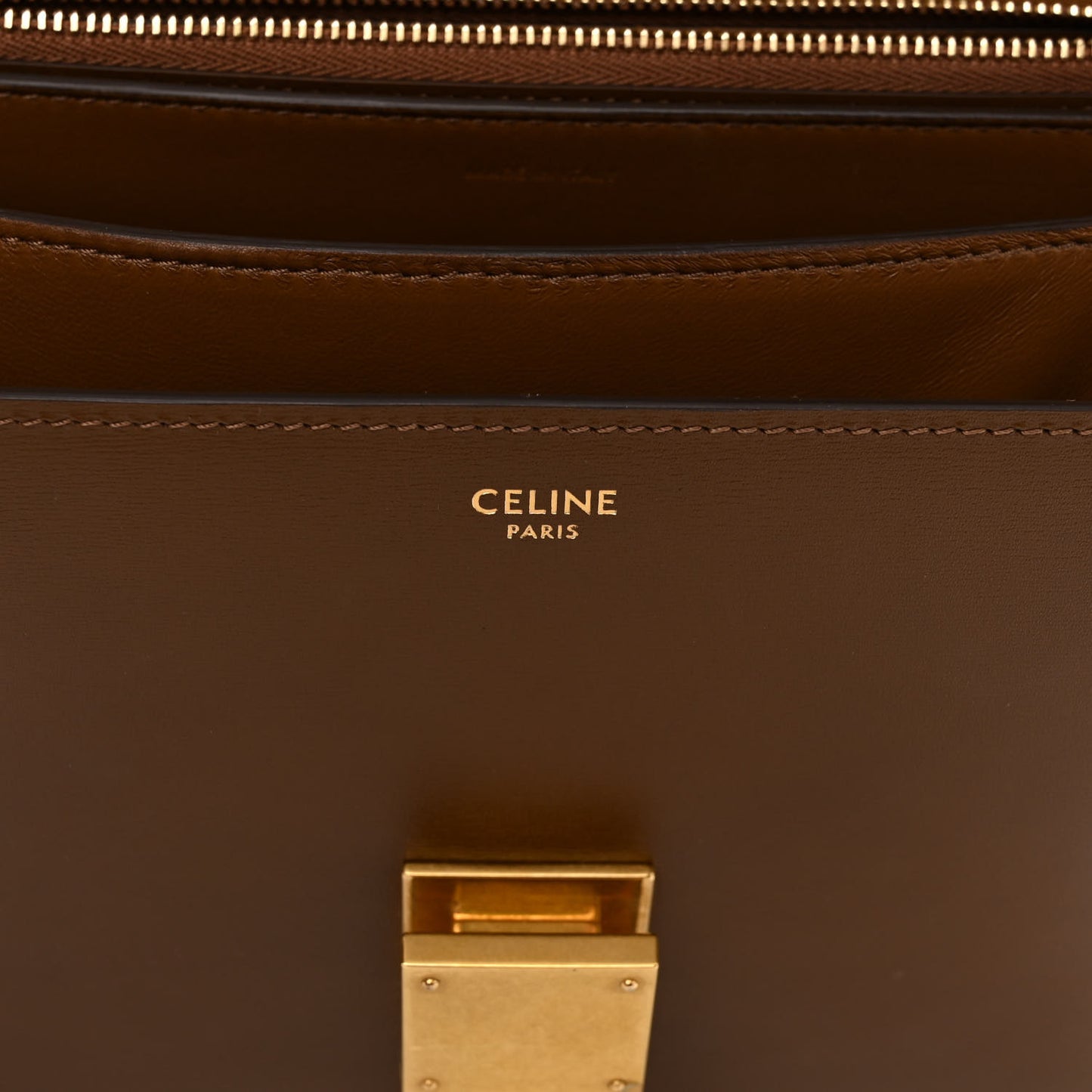 Box Calfskin Medium Classic Box Flap Bag Camel