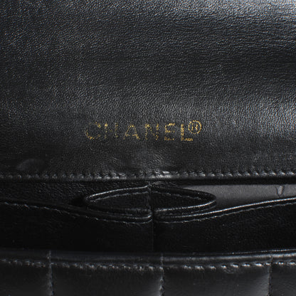 Chanel Lambskin East West Square Quilted Flap Black 8 of 10