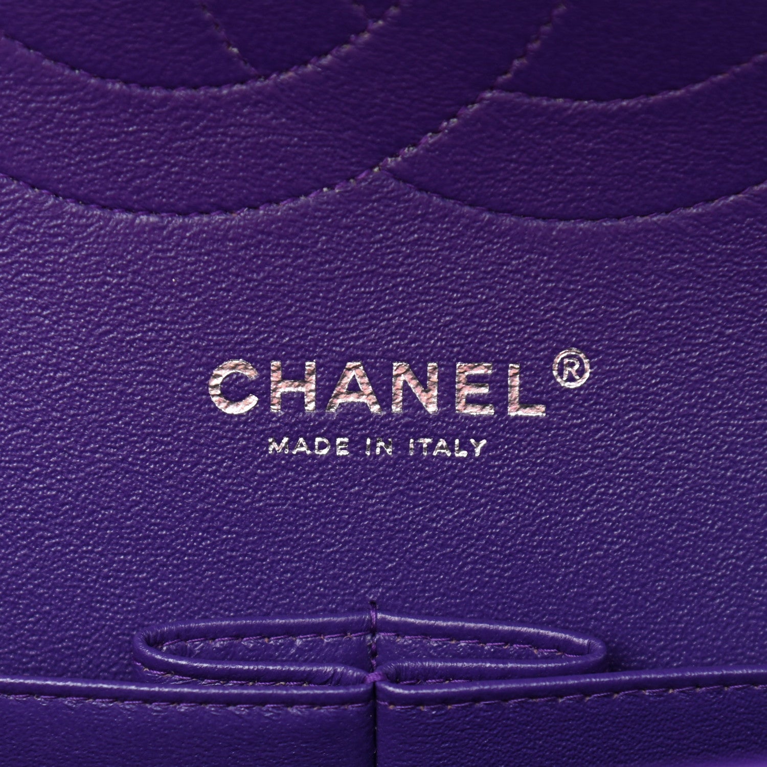 Chanel Patent Calfskin Quilted Jumbo Double Flap Purple 6 of 10