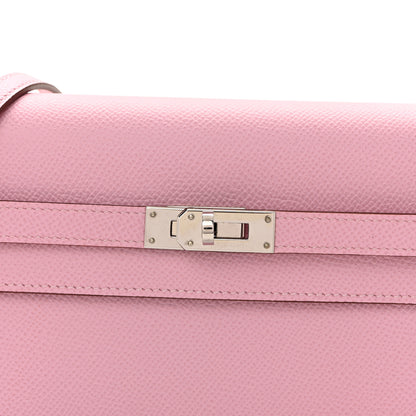 Hermes Epsom Kelly To Go Wallet Mauve Sylvestre 8 of 10