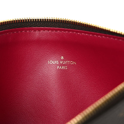 Louis Vuitton Monogram Felicie Chain Wallet Zippered Insert Fuchsia 6 of 6