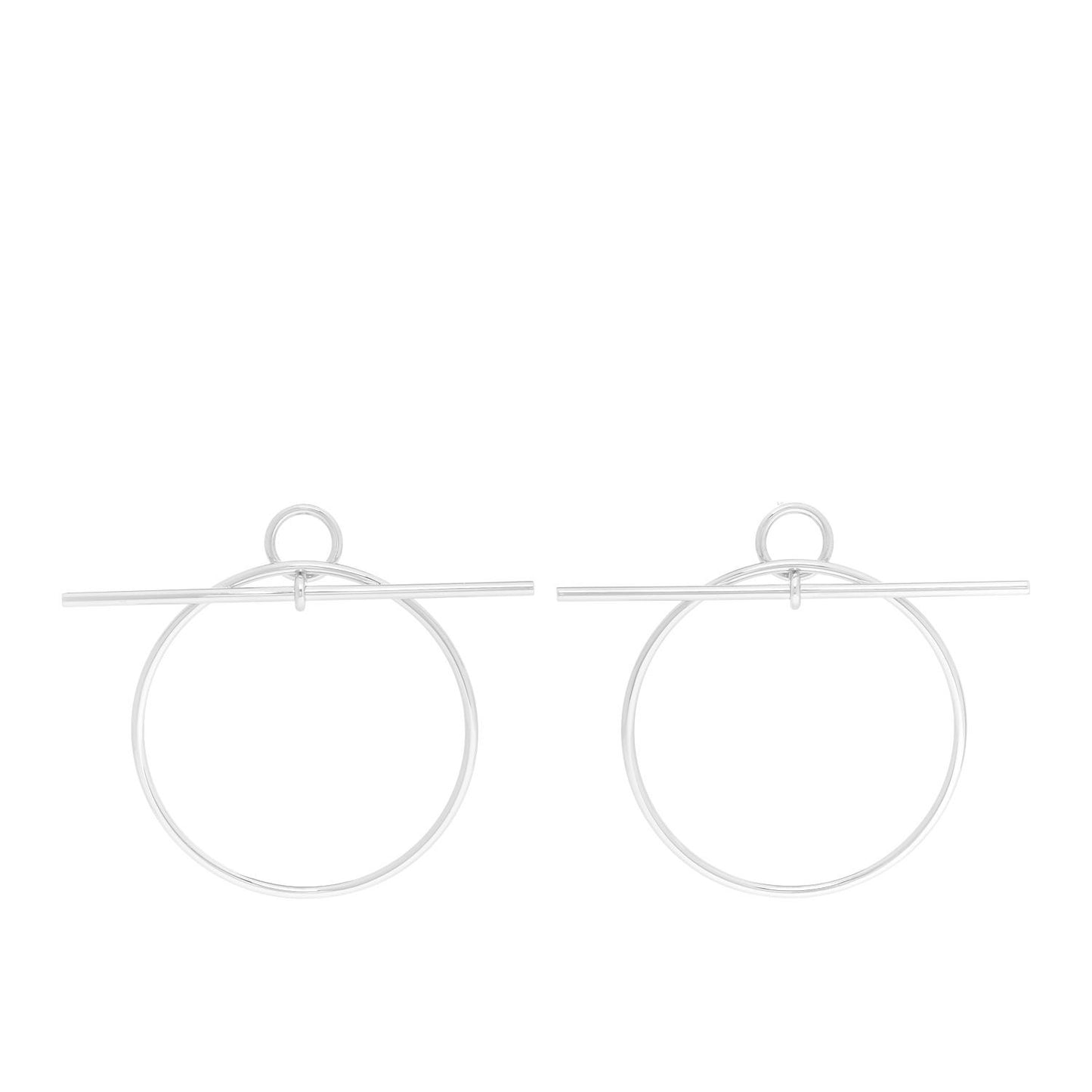 Sterling Silver MM Loop Earrings